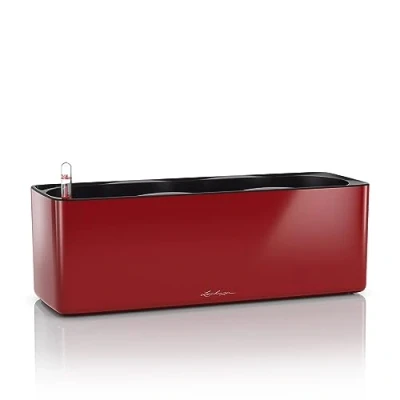 Immagine di LECHUZA CUBE Triple Rosso Scarlatto Lucido High Gloss 13672
