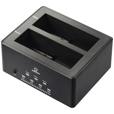 Immagine di Renkforce RF 5576396 USB 3.2 Gen 1 (USB 3.0) SATA 2 Porte Docking Station per hard disk 2.5 pollici, 3.5 pollici Con la funzione copia