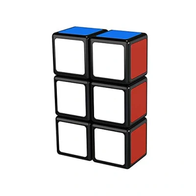 Immagine di OJIN MO FANG GE 1x2x3 Cubo Puzzle One Layer nero Velocità Liscio Rotazione Giocattolo per principianti(1x2x3)