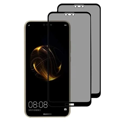 Immagine di 2 Pezzi Anti Spy Pellicola Protettiva in Vetro Temperato per Huawei P20 Pro, Copertura Completa Privacy Protezione Schermo, Spia Durezza 9H Film