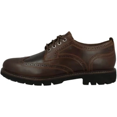 Immagine di Clarks Batcombe FAR Stringate eleganti, Uomo, Taglia: 41, Dark tan lea Pelle