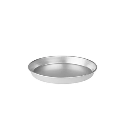 Immagine di Pentole Agnelli Linea Pasticceria e Pizza Tortiera Conica in Alluminio con Orlo (H 3 cm), Argento, 20 cm