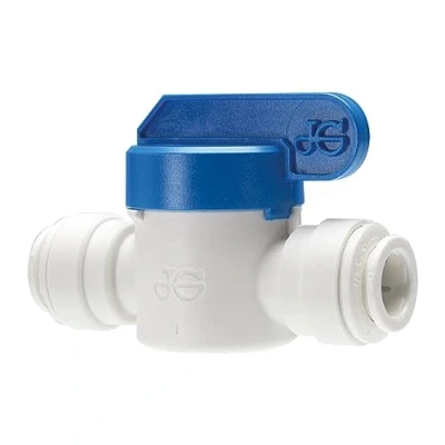 Immagine di John Guest PPSV041212WP Valvola di chiusura a pressione, in plastica, bianca, 3/8&quot;