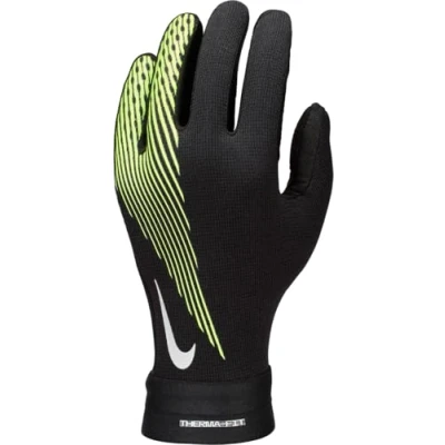 Immagine di Nike Accademy Thermafit Ho24 Guanti per bambini, colore: Nero/Volt, L