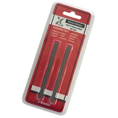 Immagine di 2 lame reversibili HSS 82 mm per Makita BKP180 DKP180 LXPK01 1 coppia prodotta da Xcalibur Tooling