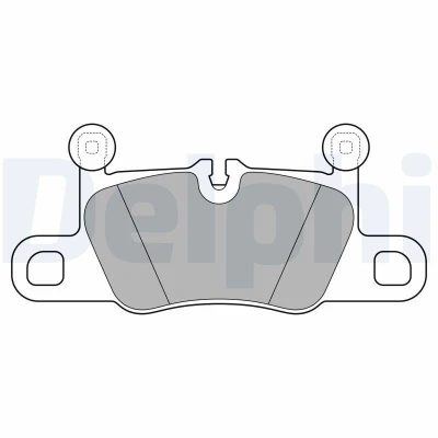 Immagine di DELPHI LP3614 Kit pastiglie freno Predisposto per contatto segnalazione usura con lamierino anticigolío senza accessori PORSCHE: Cayenne Coupe