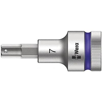 Immagine di Wera 8740 C HF 05003843001 Brugola interna Inserto giravite a bussola 7 mm 1/2 (12.5 mm)