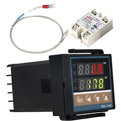 Immagine di WANGCL REX C100 LED Controller PID Kit Allarme Termostato Intelligente Digitale AC110V 240V