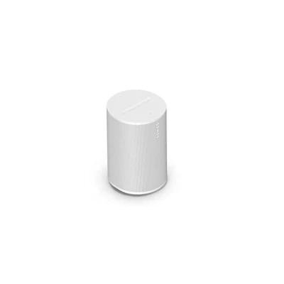 Immagine di Sonos Era 100, smart speaker altoparlante Wi Fi, Bluetooth e line in 3,5mm, Alexa integrata Air Play 2, Trueplay, Bianco