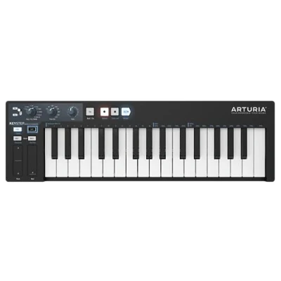 Immagine di Arturia Keystep Controller MIDI portatile, sequencer e arpeggiatore 32 tasti sottili, step a 8 memorie, modalità, compatibile con CV Nero