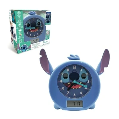 Immagine di Lexibook RLT100D, Disney Stitch, Il Mio Compagno di Sonno, Sveglia, Luce Notturna, simulatore Alba e narratore, con Cavo Alimentazione, Blu, RLT100D