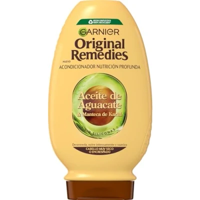 Immagine di Garnier Balsamo Original Remedies all&#039;olio di avocado e burro karité per capelli ribelli crespi 250 ml