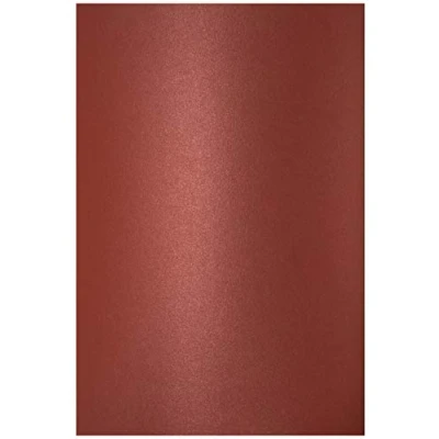 Immagine di Netuno 20 cartoncini perlati rosso scuro formato A4 210x 297 mm 250g Aster Metallic Dark Red perlescenti rossi carta colorata perlata per lavoretti fai da te decorazione Natale matrimonio