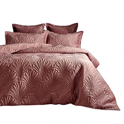 Immagine di Paoletti Copertura Palmeria Piumino e Federa Set, Arrossire, Doppio