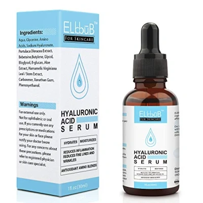 Immagine di Siero Viso all’Acido Ialuronico per e Occhi il di Lunga Durata, Illuminante, Antirughe Antietà, Riduce l&#039;aspetto Secchezza, Linee Sottili 30ml