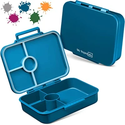 Immagine di My Vesperbox Bia Bento Box per bambini, con chiusura rinforzata, a prova di perdite e senza BPA, estremamente resistente, ideale l&#039;asilo la scuola