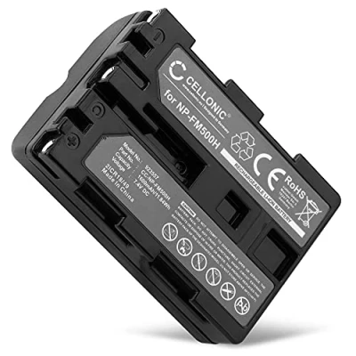 Immagine di CELLONIC Batteria NP FM500H Compatibile con Sony Alpha 77, A77, A58, A99, A300, A200, A350, A65, A700, A100, A57, A900, 1600mAh 7.2V 7.4V