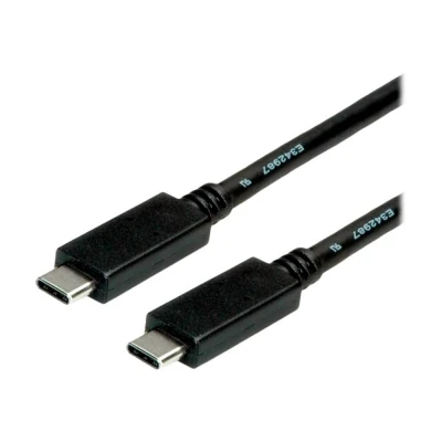 Immagine di Roline Cavo USB 3.2 Gen2 (USB 3.1 Gen2) Spina C®, C® 2.00 m Nero Schermato 11.02.9055