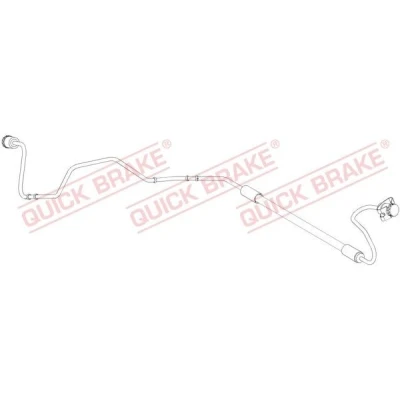 Immagine di QUICK BRAKE 96.014 Tubi Freno 920 M10x1 CITROËN: C4 II Hatchback, I DS4 PEUGEOT: 307 Station Wagon, SW, 308 Hatchback