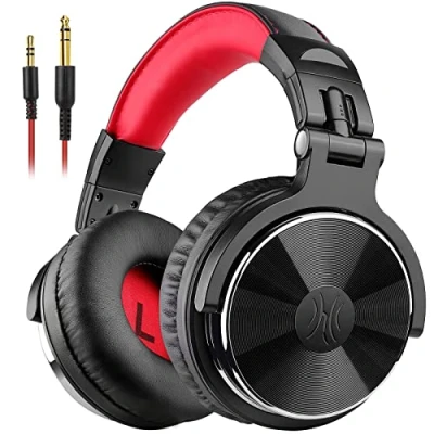 Immagine di OneOdio Pro 10 Cuffie Over Ear, Cablate con Shareporte Microfono, Jack 3,5 mm e 6,35 mm, perRegistrazione, Mixaggio, Monitoraggio in Studio, DJ, Chitarra,Podcast, Cellulare, PC