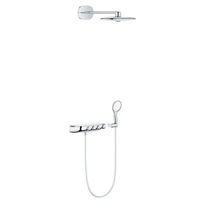 Immagine di Grohe 26443000 Sistema Doccia con Termostatico Grohtherm Smartcontrol, Cromo
