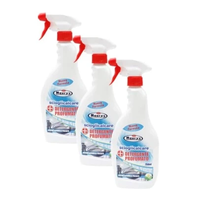 Immagine di Maury&#039;s Set 3 detergenti Sciogli Calcare Spray Igienizzante per Bagno e Cucina 750ml