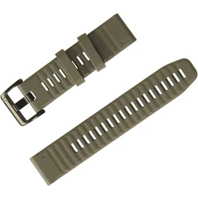 Immagine di Cinturino Originale Garmin, 22mm, QuickFit, Silicone, Dark Sandstone
