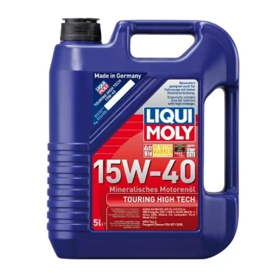 Immagine di LIQUI Moly Touring High Tech 15W 40 5 l Olio Motore Minerale Art. n.: 1096, incolore