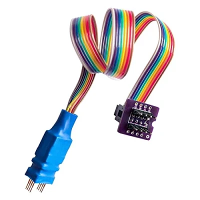 Immagine di XGOIENZI DFN8 QFN8 WSON8 Chip Probe Line Clip Read Write Circuit Programming 1.27 5 x 6 per USB Programmer EZP2019 EZP2023 Xgecu TL866II T56 T48 RT809F RT809H