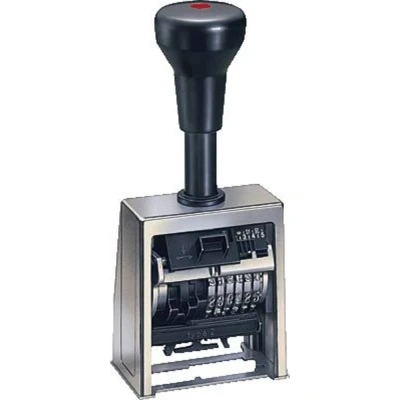 Immagine di Reiner Numeroteur B6 Timbro numeratore progressivo automatico 23 x 6 mm (L A) Cromo, Nero