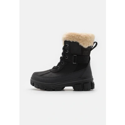 Immagine di Sorel Torino Parc Boot WP, Stivali da Neve Impermeabili, Donna, Black/Sea Salt 5, 38 EU