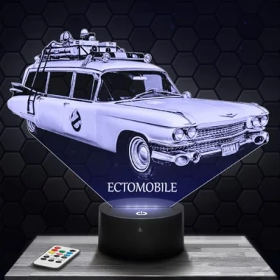 Immagine di Lampada da comodino, Luce notturna tattile Ectomobile illusione 3D LED, idea regalo di Natale per ragazzi e ragazze notte bambini o adulti TOP