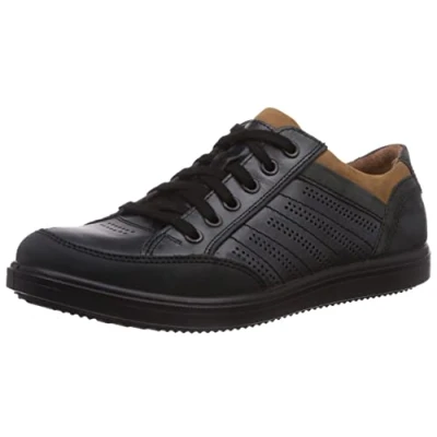 Immagine di Jomos 1928, Scarpe Stringate Basse Oxford Uomo, Multicolore (Schwarz/Shark 155 0055), 44 EU Larga