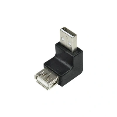 Immagine di Logilink AU0025 USB Adattatore 2.0 AM/AF, 90 Gradi