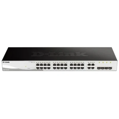 Immagine di D Link DGS 1210 24/E Switch di rete RJ45/SFP 24+4 porte 56 GBit/s