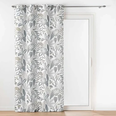 Immagine di douceur d&#039;intérieur, tenda con occhielli (140 x 280 cm) Tilda, bianco, poliestere stampato
