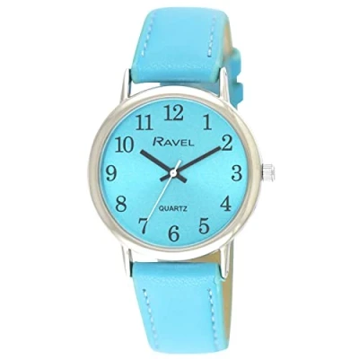 Immagine di Ravel Orologio Rotondo da Donna Brighter Days Color Argento Quarzo Analogico R0140.06.1 Turchese Brillante