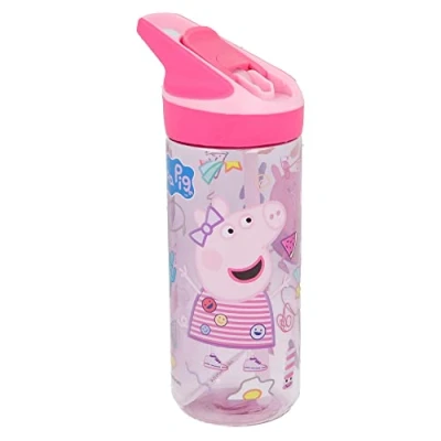Immagine di Bottiglia D&#039;acqua In Tritan Senza BPA Premium 620 ml Peppa Pig Haze