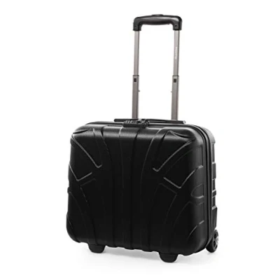 Immagine di SUITLINE Pilot Bagaglio a mano espandible, Valigia Trolley da Cabina con compartimento per laptop, TSA ABS