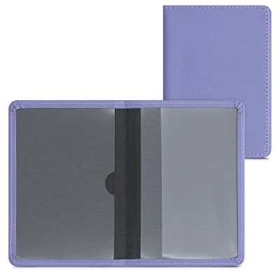Immagine di kwmobile Custodia in pelle PU per Libretto Circolazione Auto Cover Portalibretto con Scomparti Tessere Patente Foderina Porta Documenti lavanda