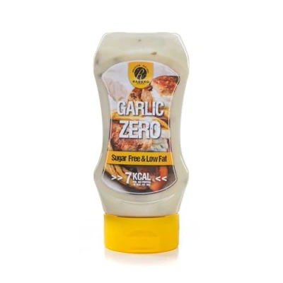 Immagine di Rabeko Zero Sauce Condimento piccante all&#039;aglio, 1 x 350 ml senza zucchero e a basso contenuto di grassi prodotti sani, carboidrati calorie per insalate, patatine fritte,