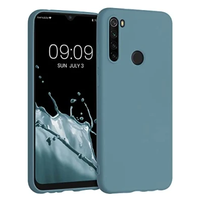 Immagine di kwmobile Custodia Compatibile con Xiaomi Redmi Note 8T Cover Back Case per Smartphone in Silicone TPU Protezione Gommata artic night
