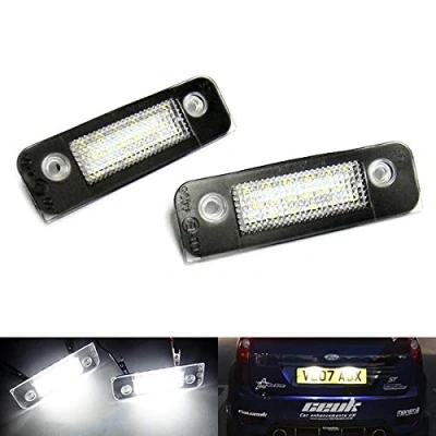 Immagine di 2 luci LED per targa Canbus bianco, Luce Auto Fiesta V VI Fusion Mondeo II