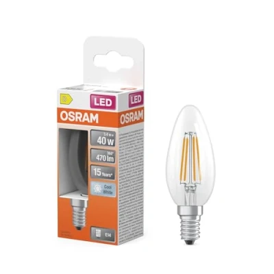 Immagine di OSRAM 4099854467189 LED (monocolore) ERP D (A G) E14 3.4 W Bianco freddo (Ø x A) 35.00 mm 1 pz.