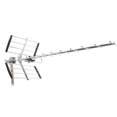 Immagine di ANFEL YAGI 16db Antenna TV Digitale Terrestre UHF 21 48 esterno, con filtro 5G LTE, per Ricezione il segnale DVB T/T2, Frequenze 470 694Mhz, Lunghezza 106cm