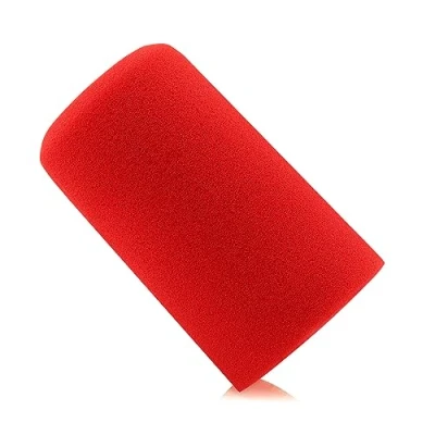 Immagine di LEFXMOPHY SM7B Parabrezza per Shure SM7dB Microfono vocale RK345 Ricambio Filtro Pop antirumore Copertura a vento in schiuma rossa