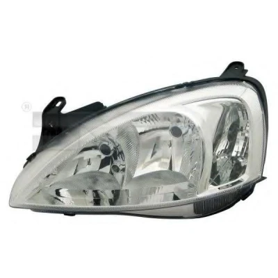 Immagine di TYC 20 6066 45 2 Fari Sx H7/H7 per veicolo circolazione Dx con motore elettrico OPEL: Corsa C Hatchback, Combo Van / Station Wagon, Tour