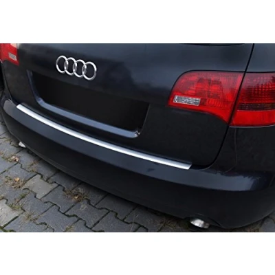 Immagine di Protezione paraurti Posteriore in Acciaio Inox Compatibile con Audi A6 Avant 2005 2011