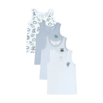 Immagine di Chicco, Set di Canottiere in Cotone Leggero, Bambini e Ragazzi, Multicolor, 6 Anni