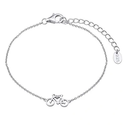 Immagine di SILVEGO Bracciale da Donna in Argento 925 con Ciondolo Bicicletta, MWB11033
